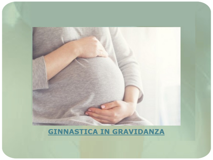 Ginnastica in gravidanza